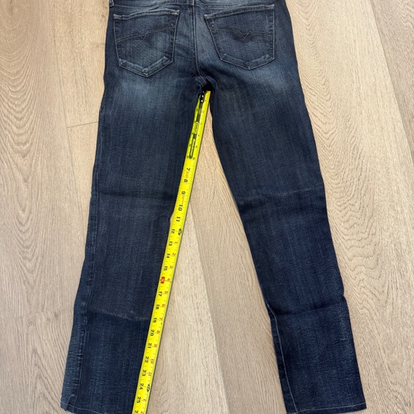 Diesel Grupee Slim-Skinny Low Waist Jeans (Dark Wash) Size 27 - Picture 4 of 10